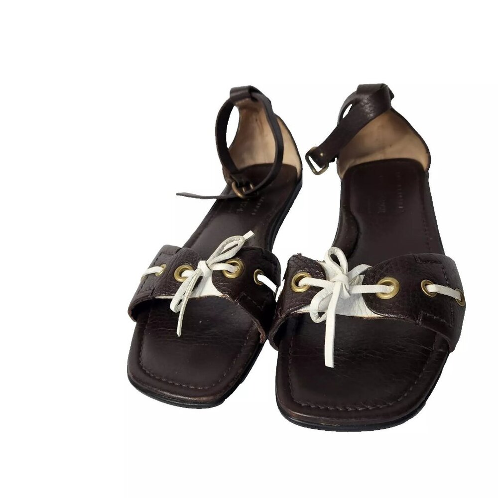 The Original Car Shoe Women's 36.5 Leather Sandals 6.5